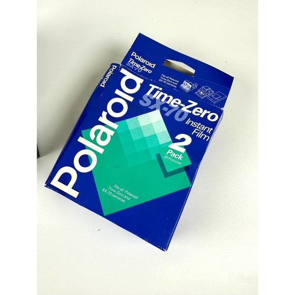 Vintage Polaroid One Step SX-70 Camera And Film White Rainbow Stripe - Picture 10 of 13